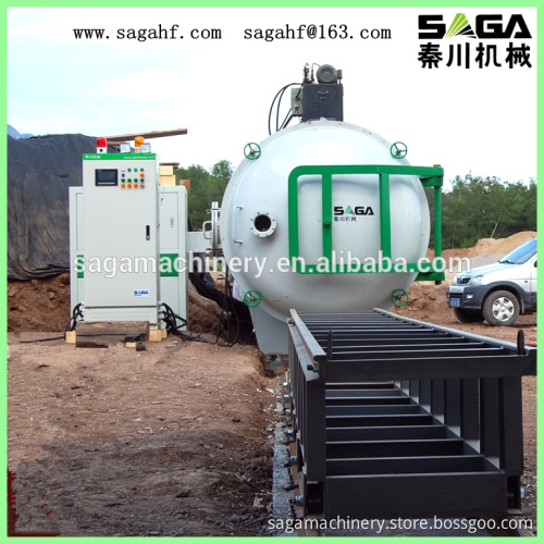 New Type Wood Seasoning Plant Timber Treatment With High Frequency Vacuum 8CBM